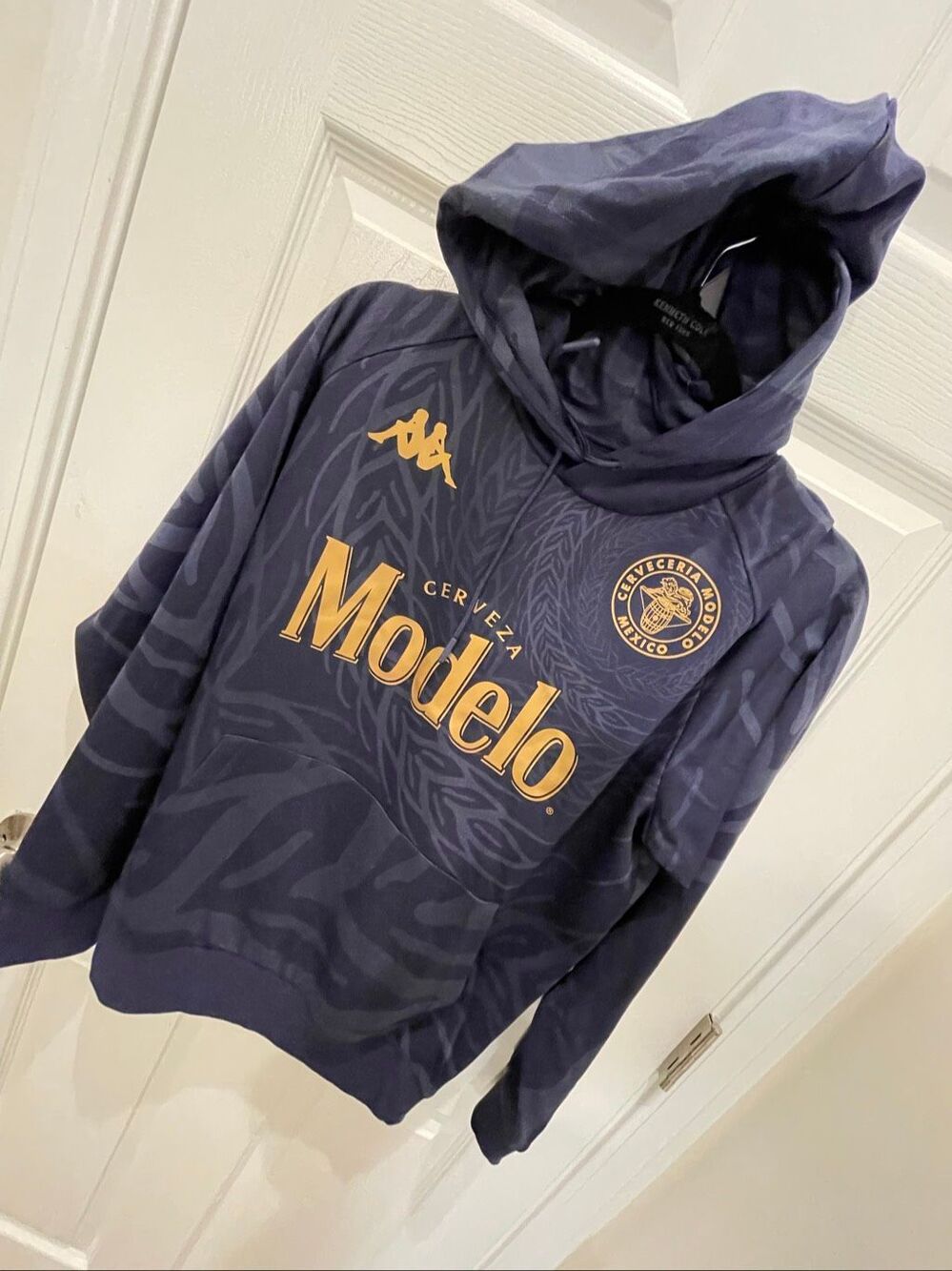 Kappa x Modelo Gafa Hoodie Navy Blue Small NWT Beer Racing Pullover